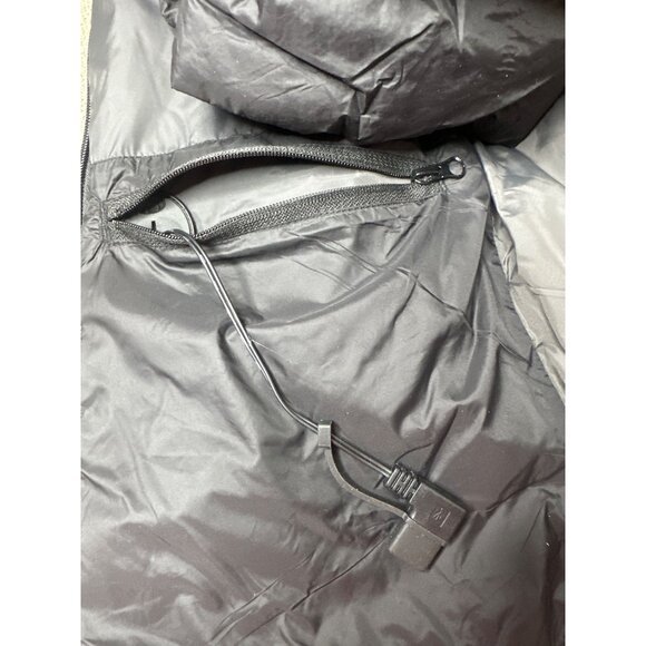 Hammacher Schlemmer Heated Lightweight Quilted Vest Womens XL Black w/ Battery - Picture 5 of 11